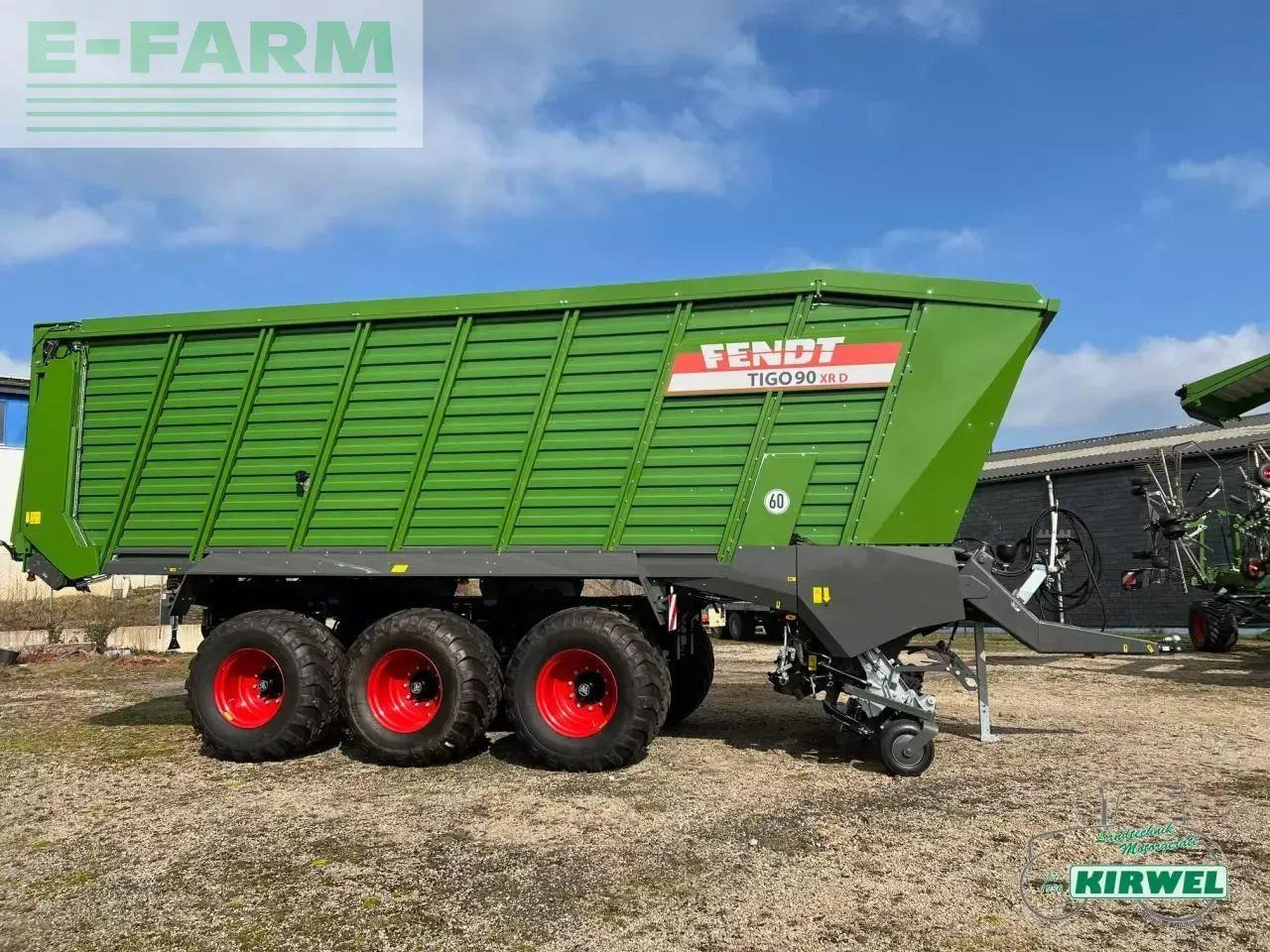 Fendt tigo 90 xr - Саморазтоварващо се ремарке: снимка 3 Fendt tigo 90 xr - Саморазтоварващо се ремарке: снимка 3