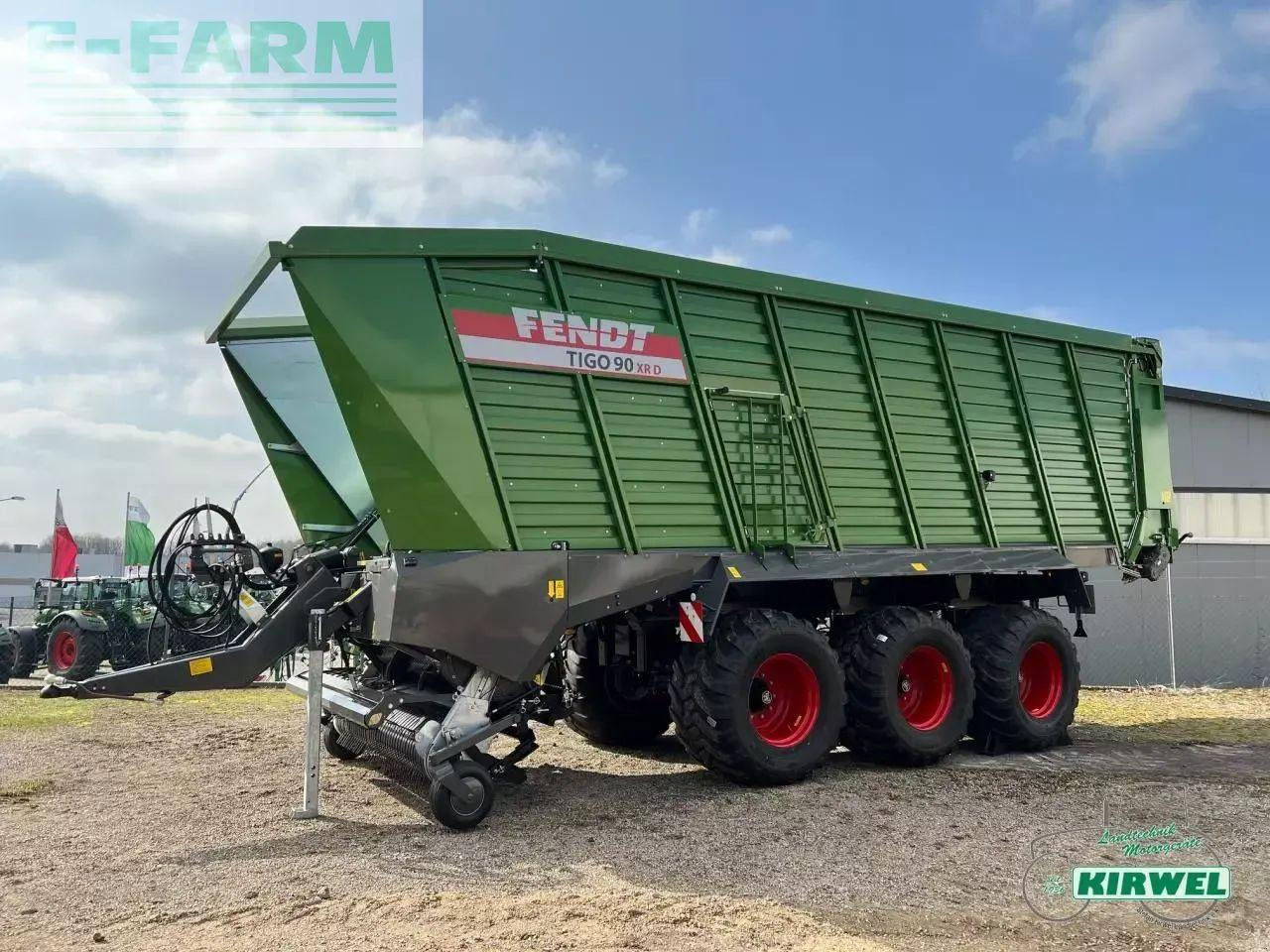 Fendt tigo 90 xr - Саморазтоварващо се ремарке: снимка 2 Fendt tigo 90 xr - Саморазтоварващо се ремарке: снимка 2