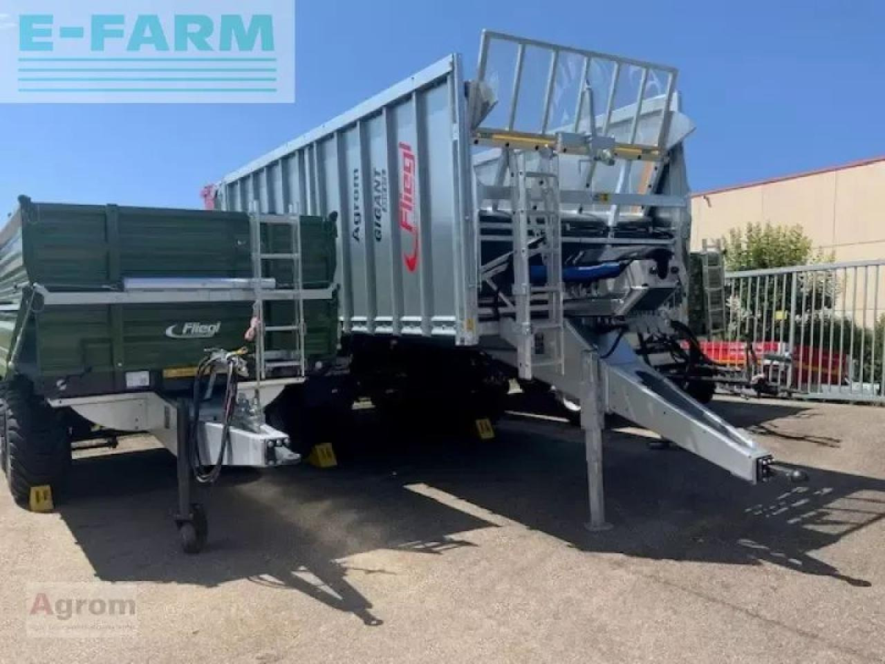 Fliegl gigant asw 271 c - Селскостопанско ремарке самосвал: снимка 4 Fliegl gigant asw 271 c - Селскостопанско ремарке самосвал: снимка 4