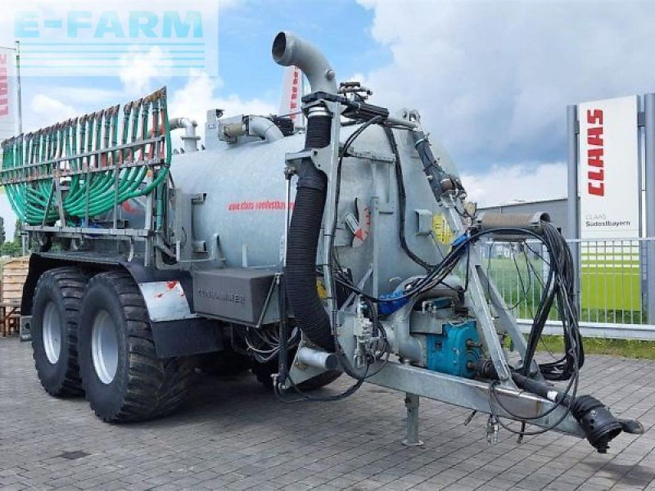 Fliegl pfw 16000 tandem fox - Машина за торене: снимка 1 Fliegl pfw 16000 tandem fox - Машина за торене: снимка 1