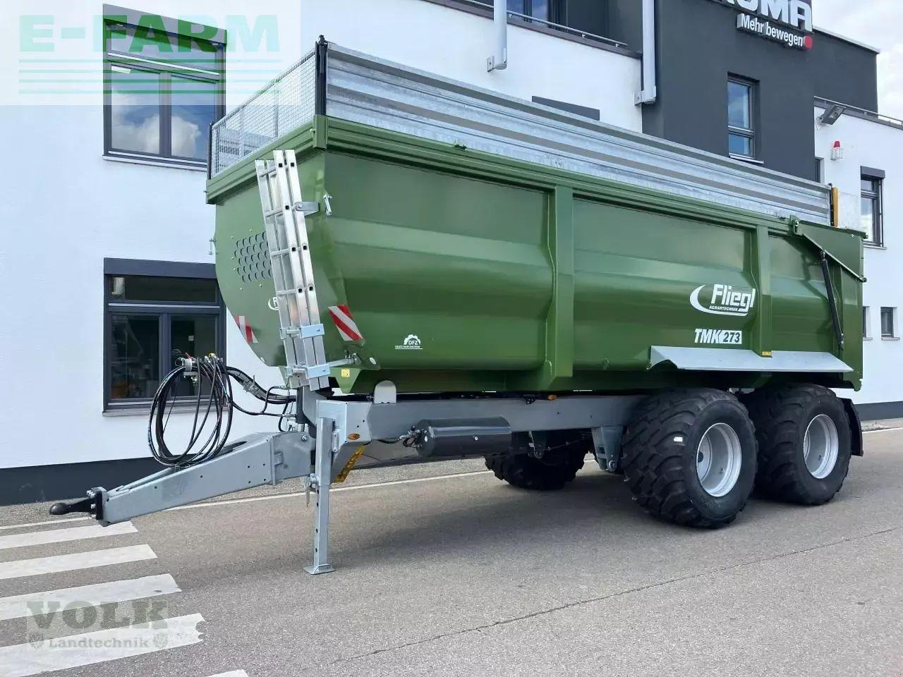 Fliegl tmk 273 fox muldenkipper - Селскостопанско ремарке самосвал: снимка 1 Fliegl tmk 273 fox muldenkipper - Селскостопанско ремарке самосвал: снимка 1