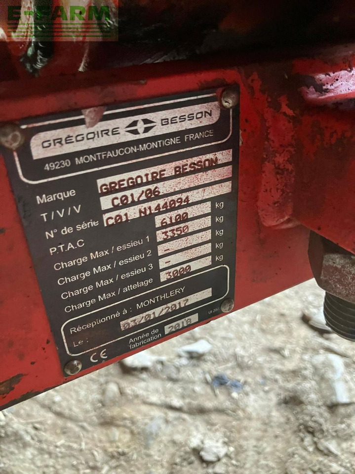 Gregoire Besson 8 corps - Плуг: снимка 4 Gregoire Besson 8 corps - Плуг: снимка 4