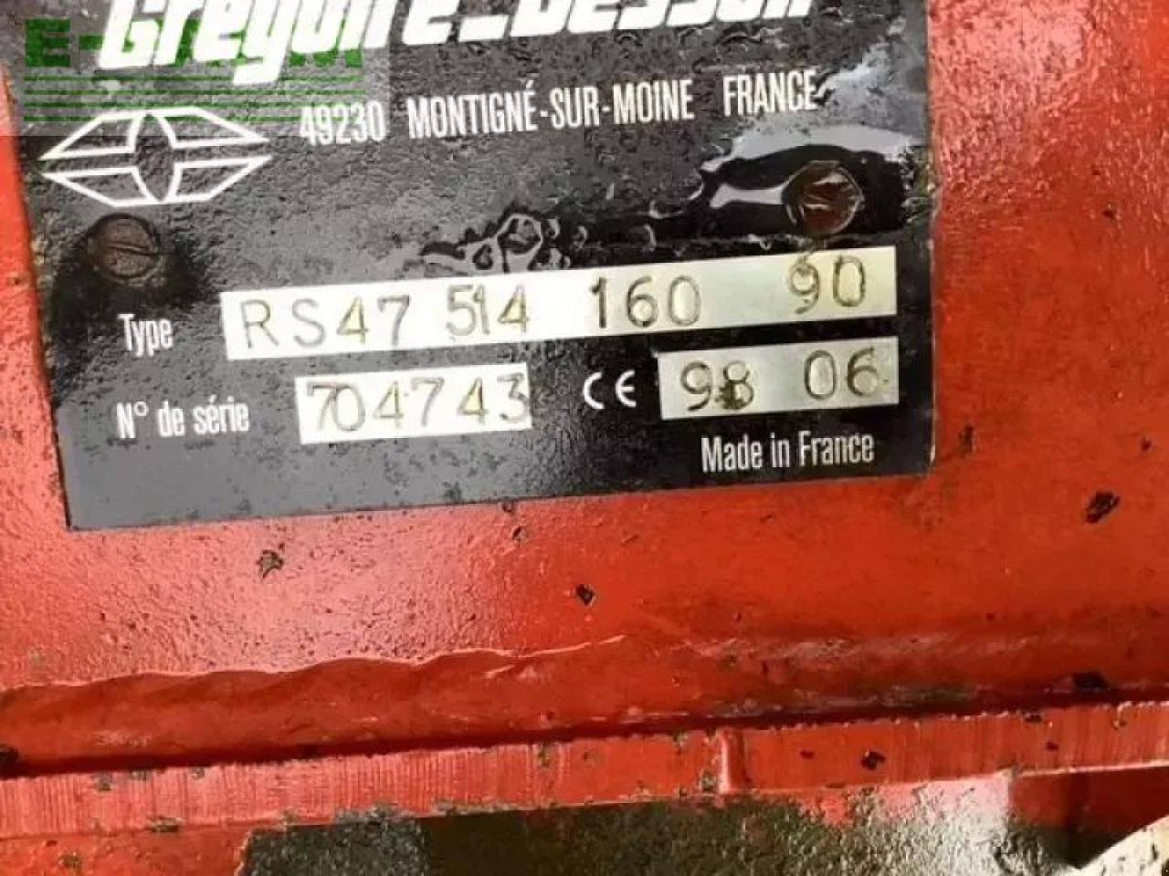 Gregoire Besson rs47 - Плуг: снимка 4 Gregoire Besson rs47 - Плуг: снимка 4