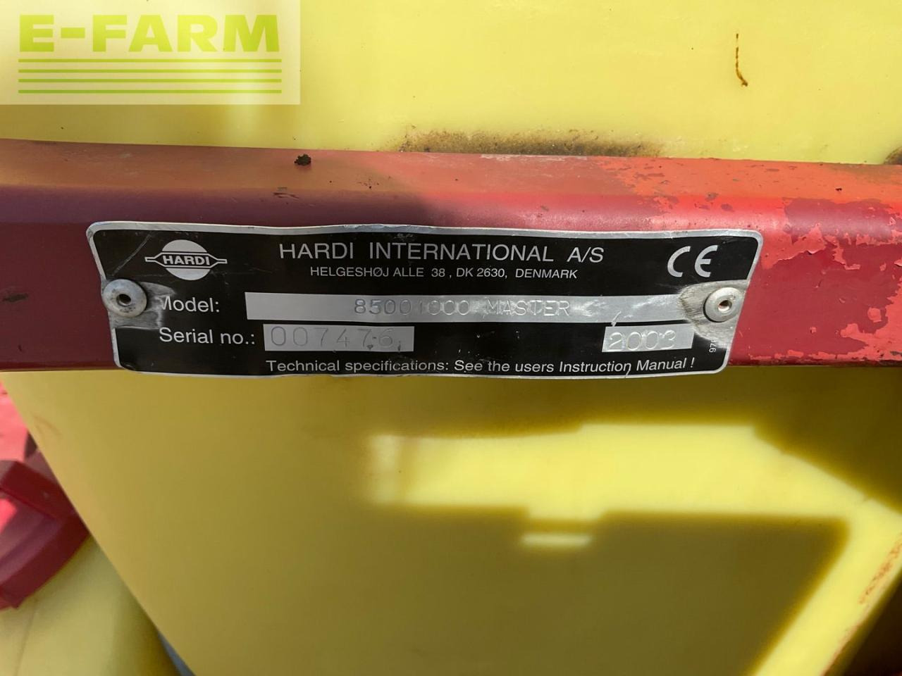 Прикачна пръскачка Hardi Master: снимка 9