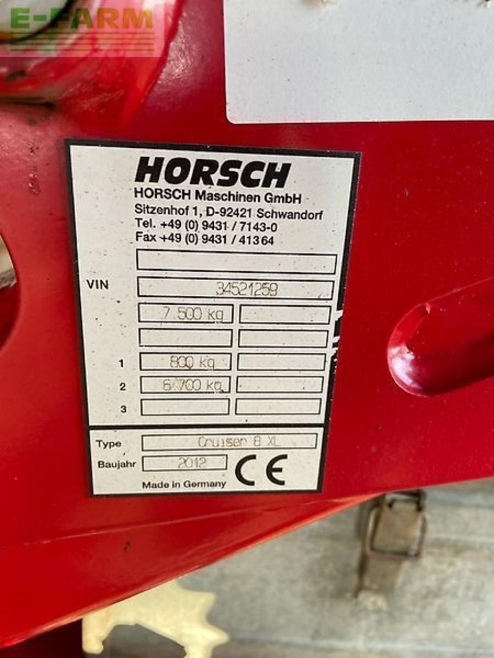 Horsch cruiser 8 xl - Култиватор: снимка 4 Horsch cruiser 8 xl - Култиватор: снимка 4
