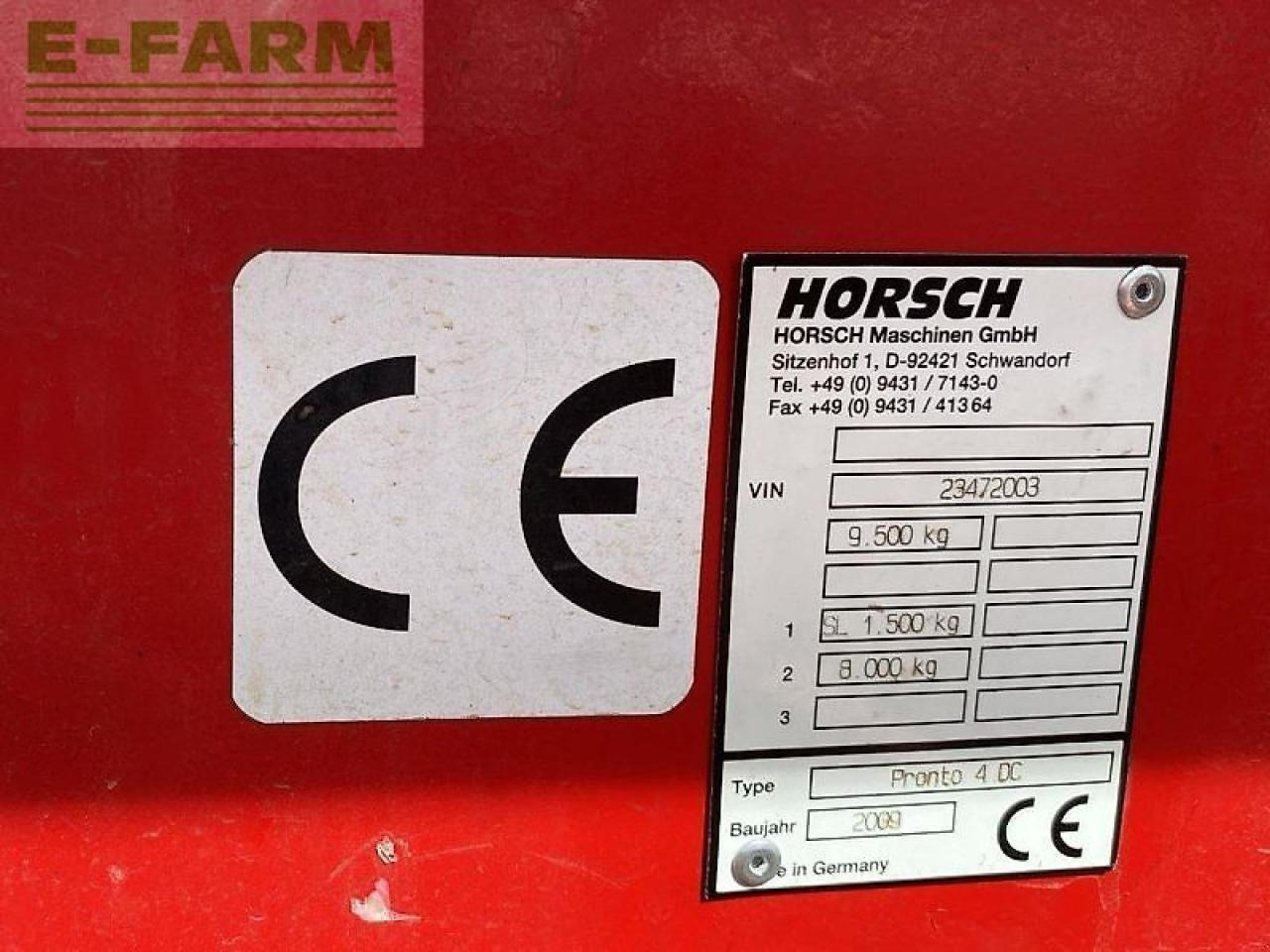 Сеялка Horsch pronto 4 dc: снимка 9