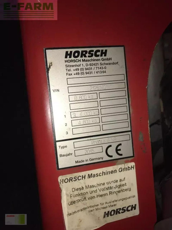 Horsch pronto 6 kr - Комбинирана сеялка: снимка 2 Horsch pronto 6 kr - Комбинирана сеялка: снимка 2