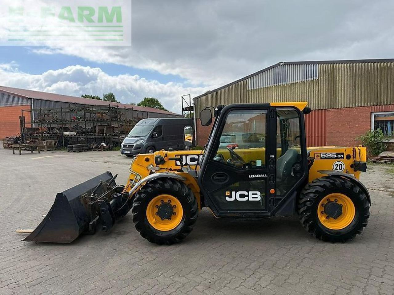 JCB 525-60 - Телескопичен товарач: снимка 1 JCB 525-60 - Телескопичен товарач: снимка 1