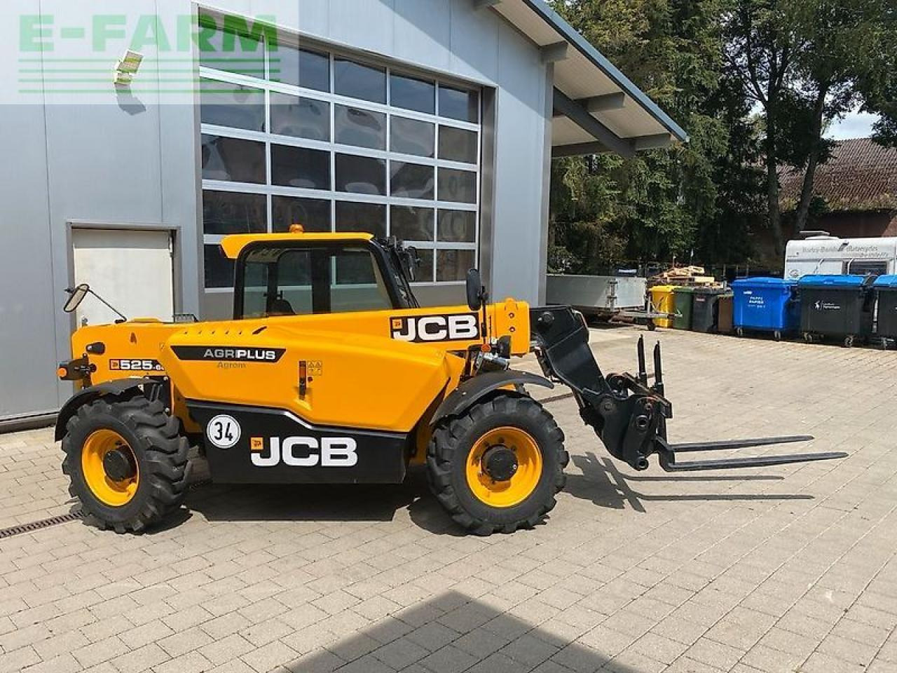 Телескопичен товарач JCB 525-60 agri plus teleskoplader kein kramer merlo manitou: снимка 12 Телескопичен товарач JCB 525-60 agri plus teleskoplader kein kramer merlo manitou: снимка 12