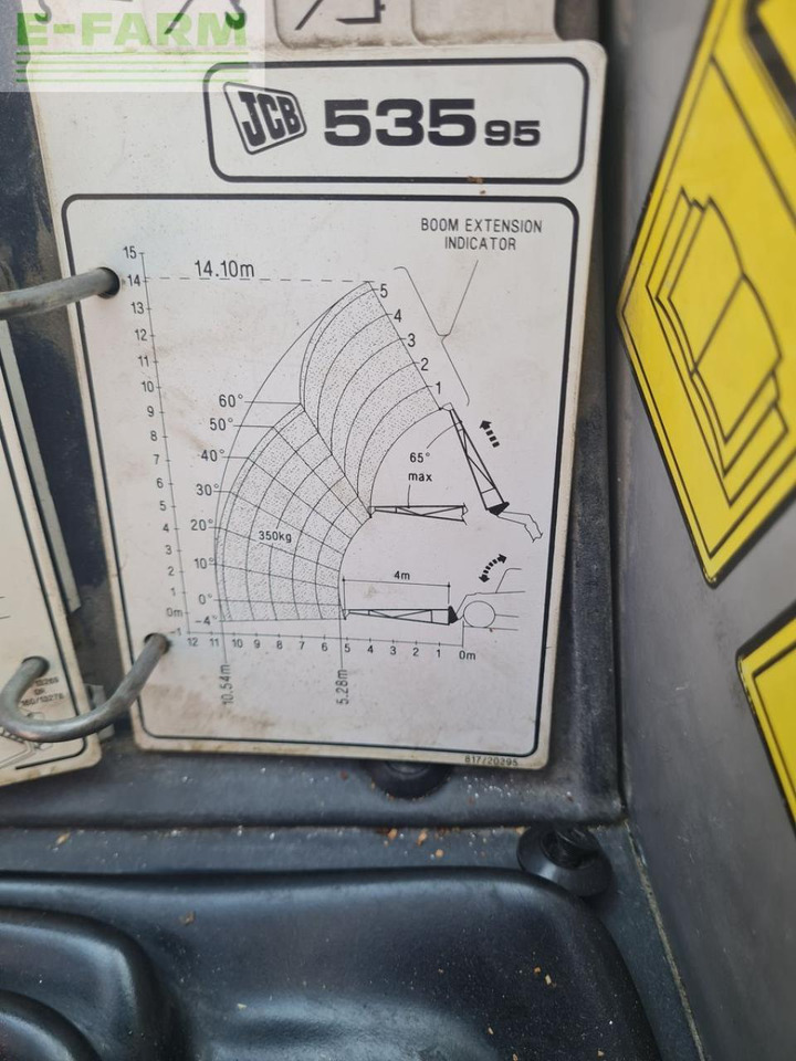 Телескопичен товарач JCB 535 95: снимка 17