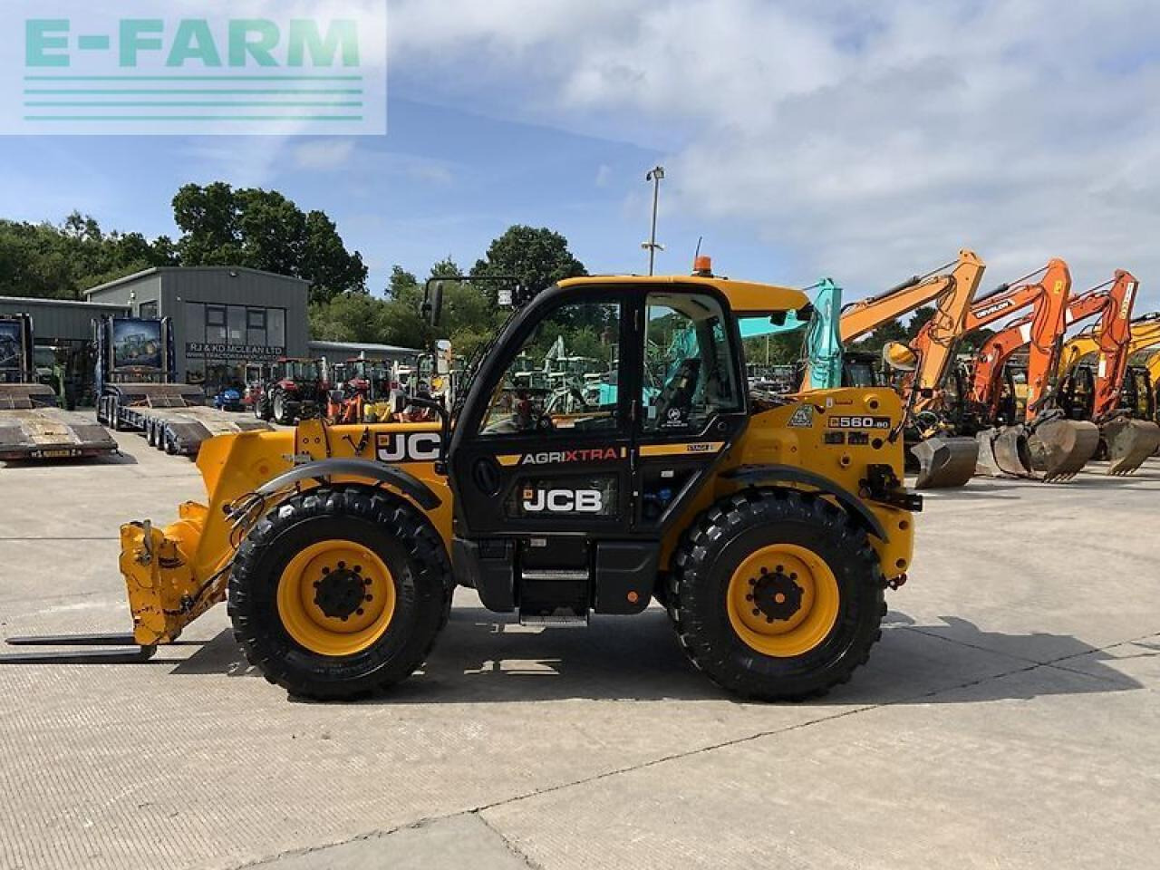 Телескопичен товарач JCB 560-80 agri super telehandler (st23410): снимка 6