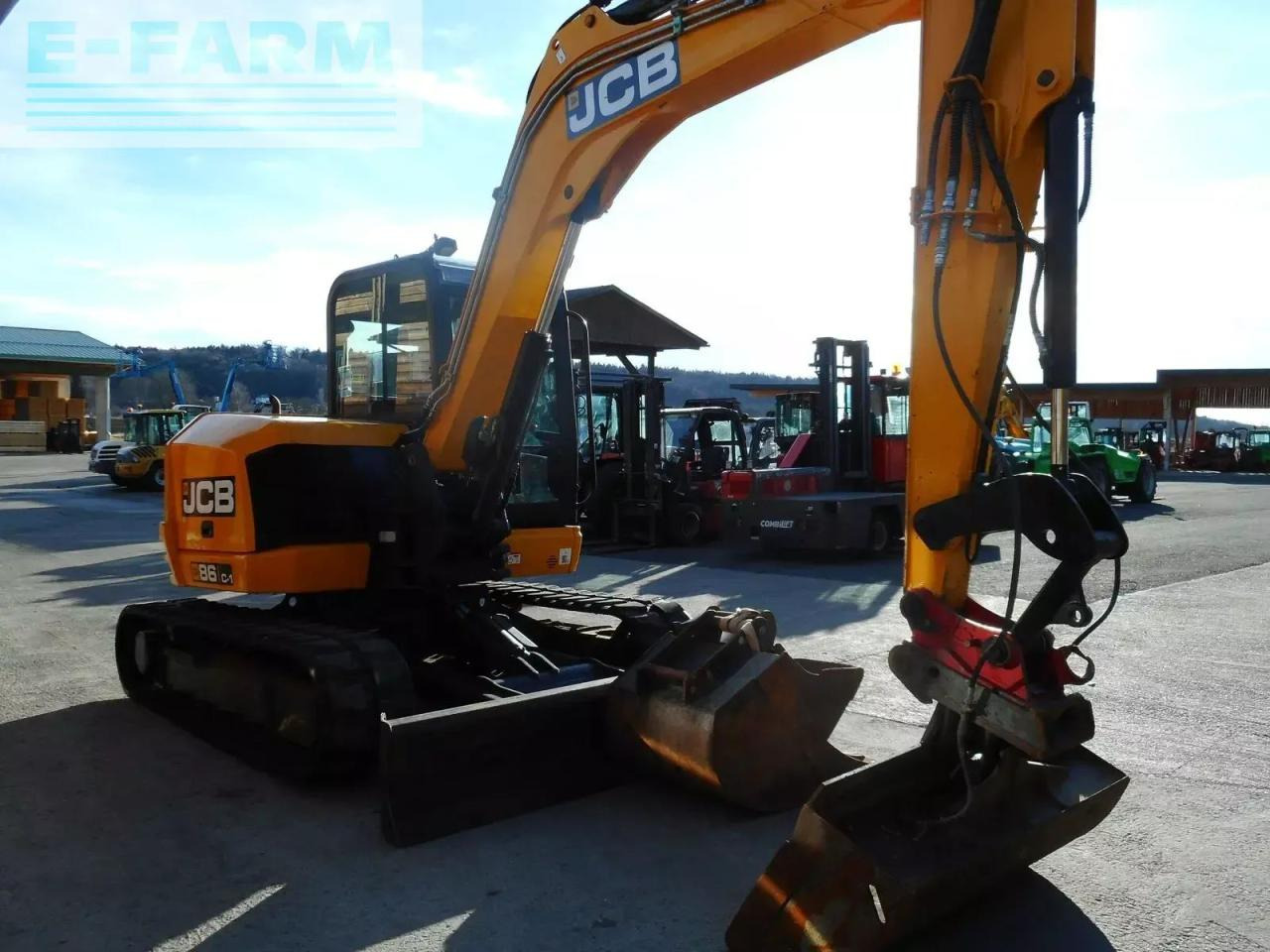 JCB 86 c-1 ( 8.775kg ) - Мини багер: снимка 5 JCB 86 c-1 ( 8.775kg ) - Мини багер: снимка 5