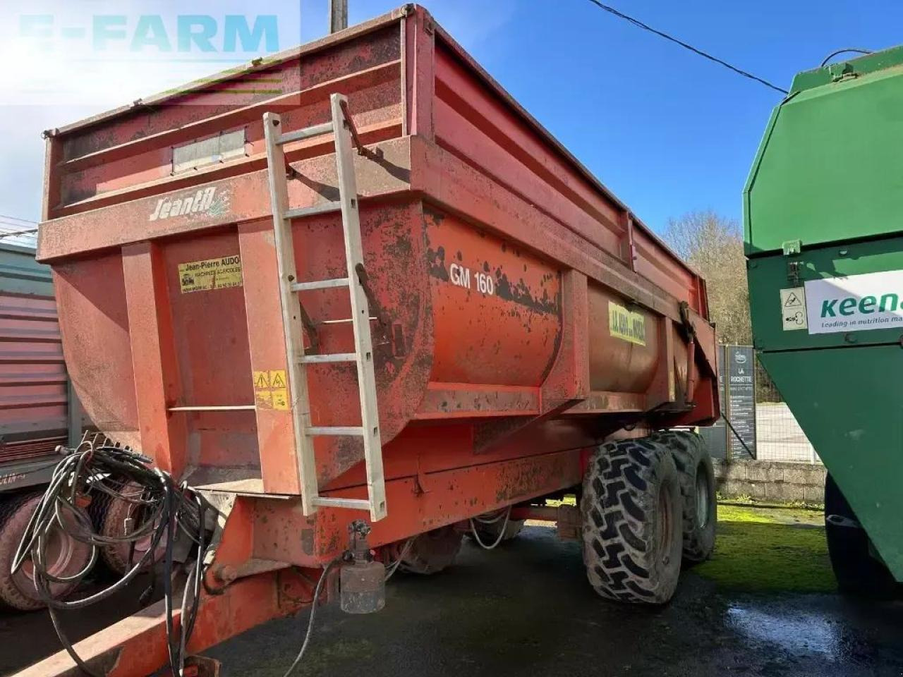 Jeantil gm160 - Селскостопанско ремарке самосвал: снимка 1 Jeantil gm160 - Селскостопанско ремарке самосвал: снимка 1