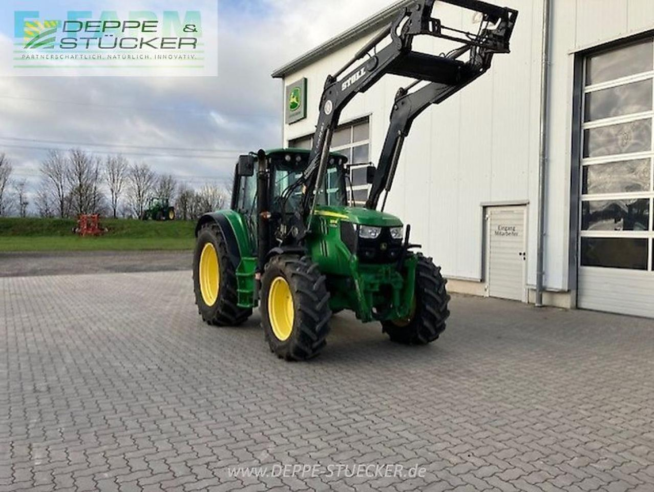 Трактор John Deere 6115m + fz 30.1: снимка 9