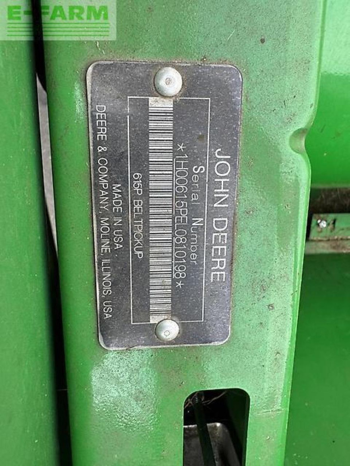 John Deere 615p bælte pickup - Принадлежност за силажокомбайн: снимка 5 John Deere 615p bælte pickup - Принадлежност за силажокомбайн: снимка 5