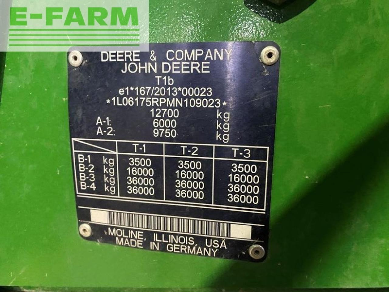 Трактор John Deere 6175r autoquad plus 20/20 50km/h: снимка 10