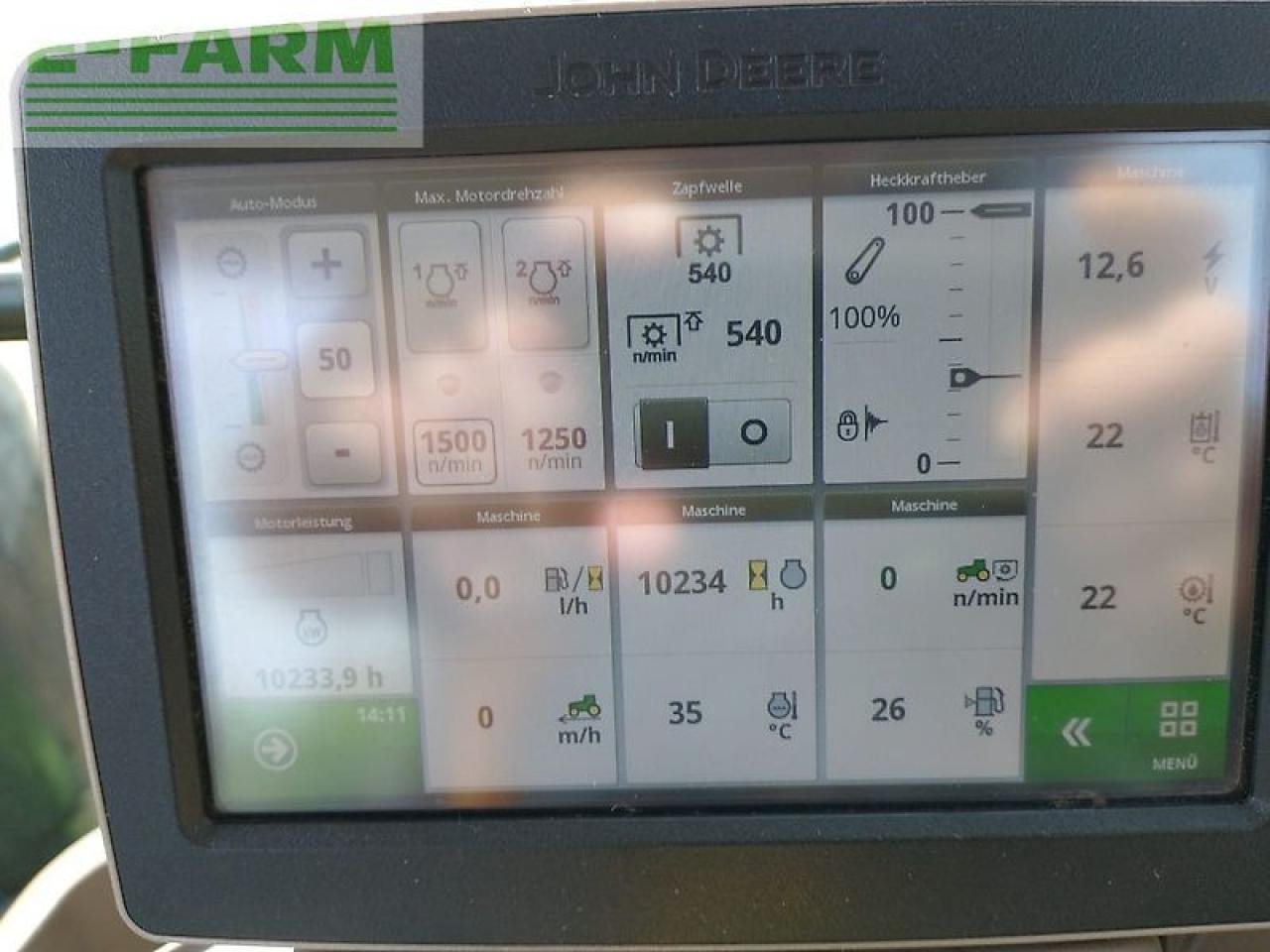 Трактор John Deere 6175r my16 aq 40: снимка 17