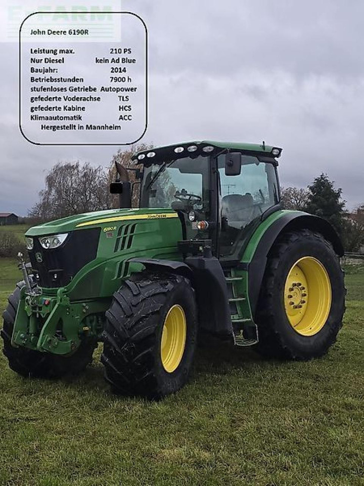 John Deere 6190r im kundenauftrag - Трактор: снимка 1 John Deere 6190r im kundenauftrag - Трактор: снимка 1
