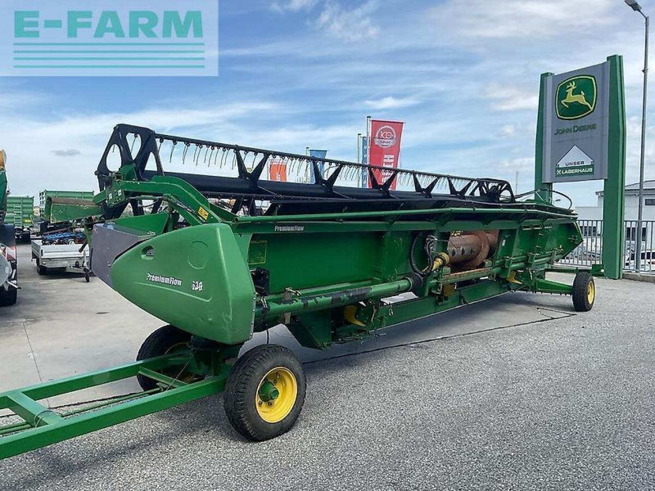 John Deere 630 premium flow - Принадлежност за силажокомбайн: снимка 1 John Deere 630 premium flow - Принадлежност за силажокомбайн: снимка 1