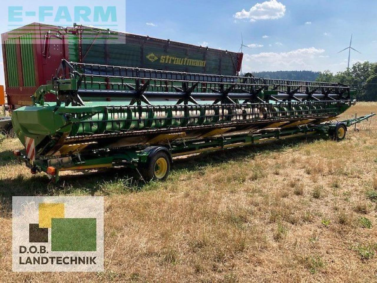 John Deere 640x mit schneidwerkswagen - Принадлежност за силажокомбайн: снимка 2 John Deere 640x mit schneidwerkswagen - Принадлежност за силажокомбайн: снимка 2