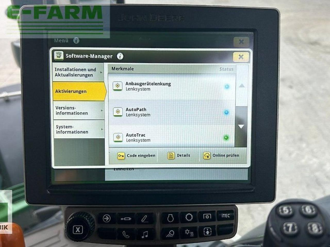Трактор John Deere 7310r mit reifendruckregelanlage: снимка 14