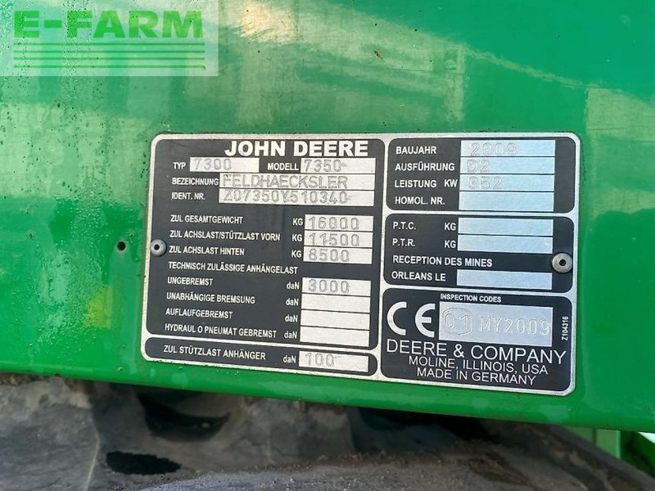 Силажокомбайн John Deere 7350i: снимка 16