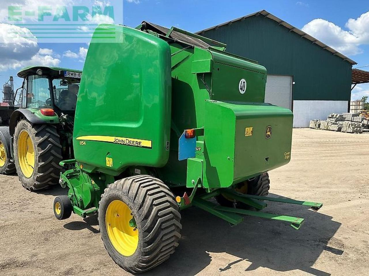 John Deere 854 maxicut - Сламопреса за квадратни бали: снимка 3 John Deere 854 maxicut - Сламопреса за квадратни бали: снимка 3