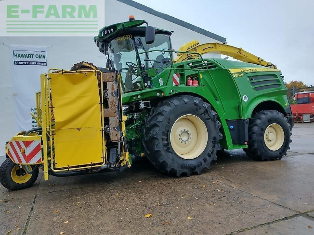 John Deere 8600 - Силажокомбайн: снимка 1 John Deere 8600 - Силажокомбайн: снимка 1