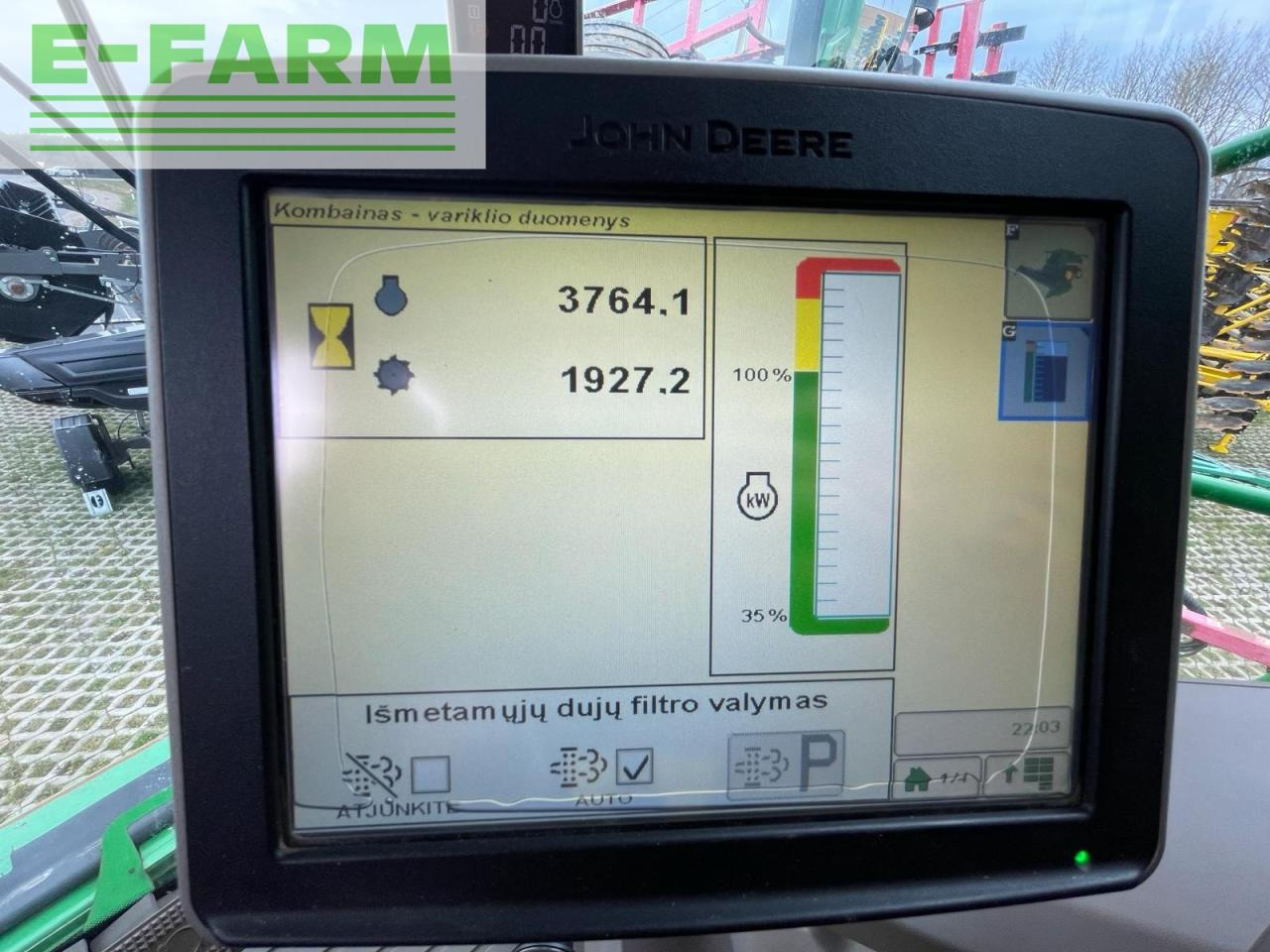 Зърнокомбайн John Deere S690i: снимка 20
