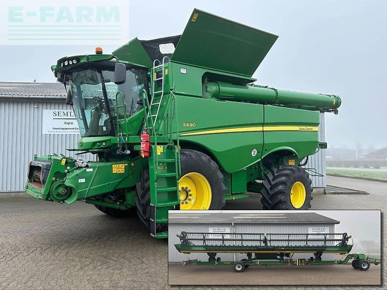 John Deere s690 - Зърнокомбайн: снимка 1 John Deere s690 - Зърнокомбайн: снимка 1