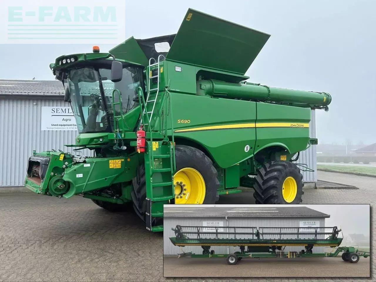 John Deere s690 - Зърнокомбайн: снимка 1 John Deere s690 - Зърнокомбайн: снимка 1