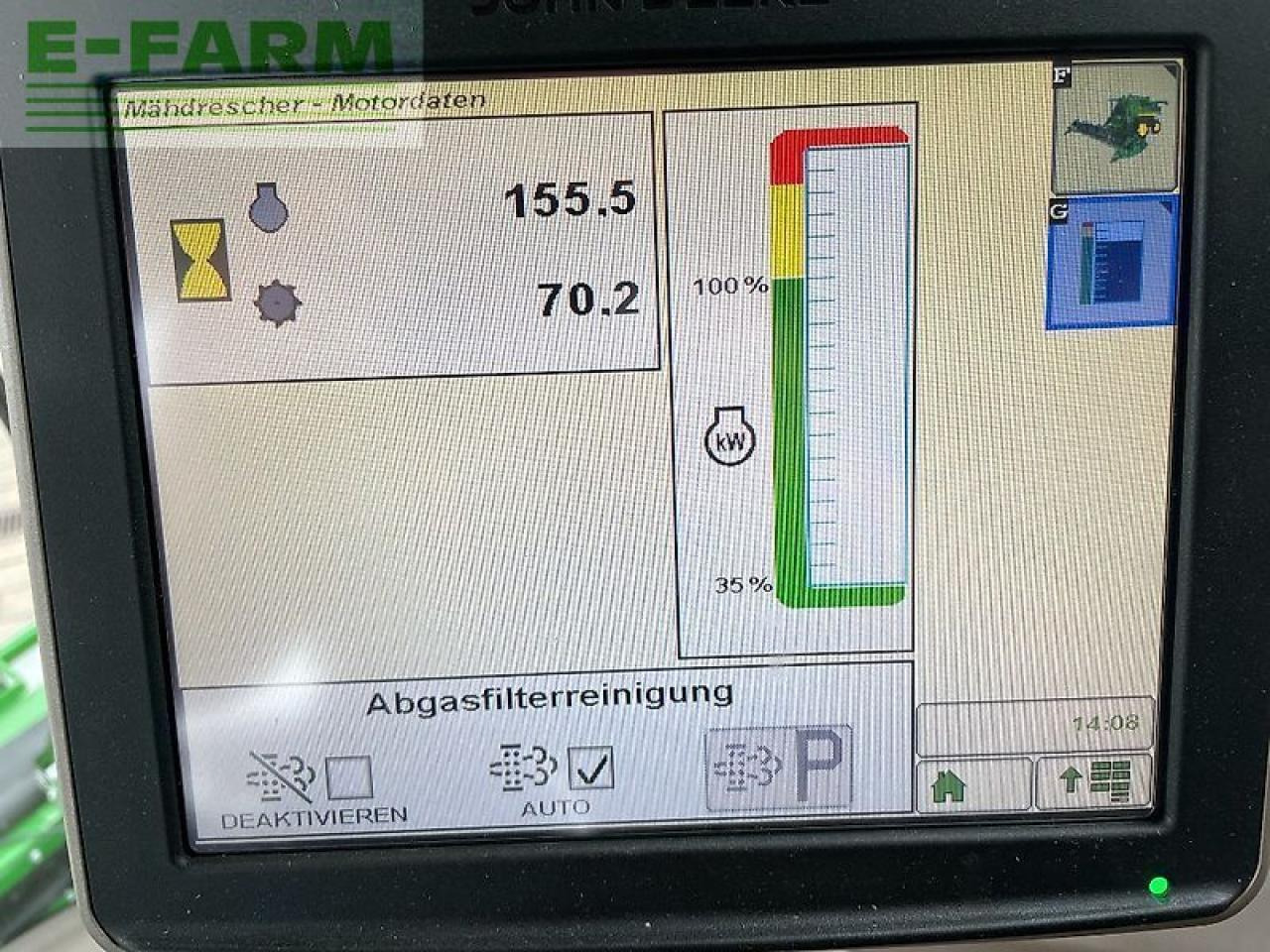 Зърнокомбайн John Deere t560: снимка 24