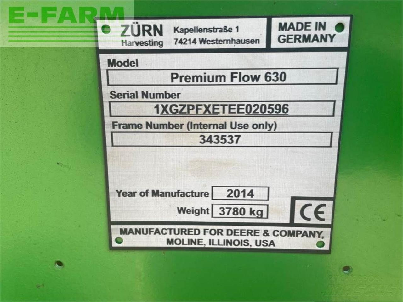 John Deere t670i - Зърнокомбайн: снимка 3 John Deere t670i - Зърнокомбайн: снимка 3