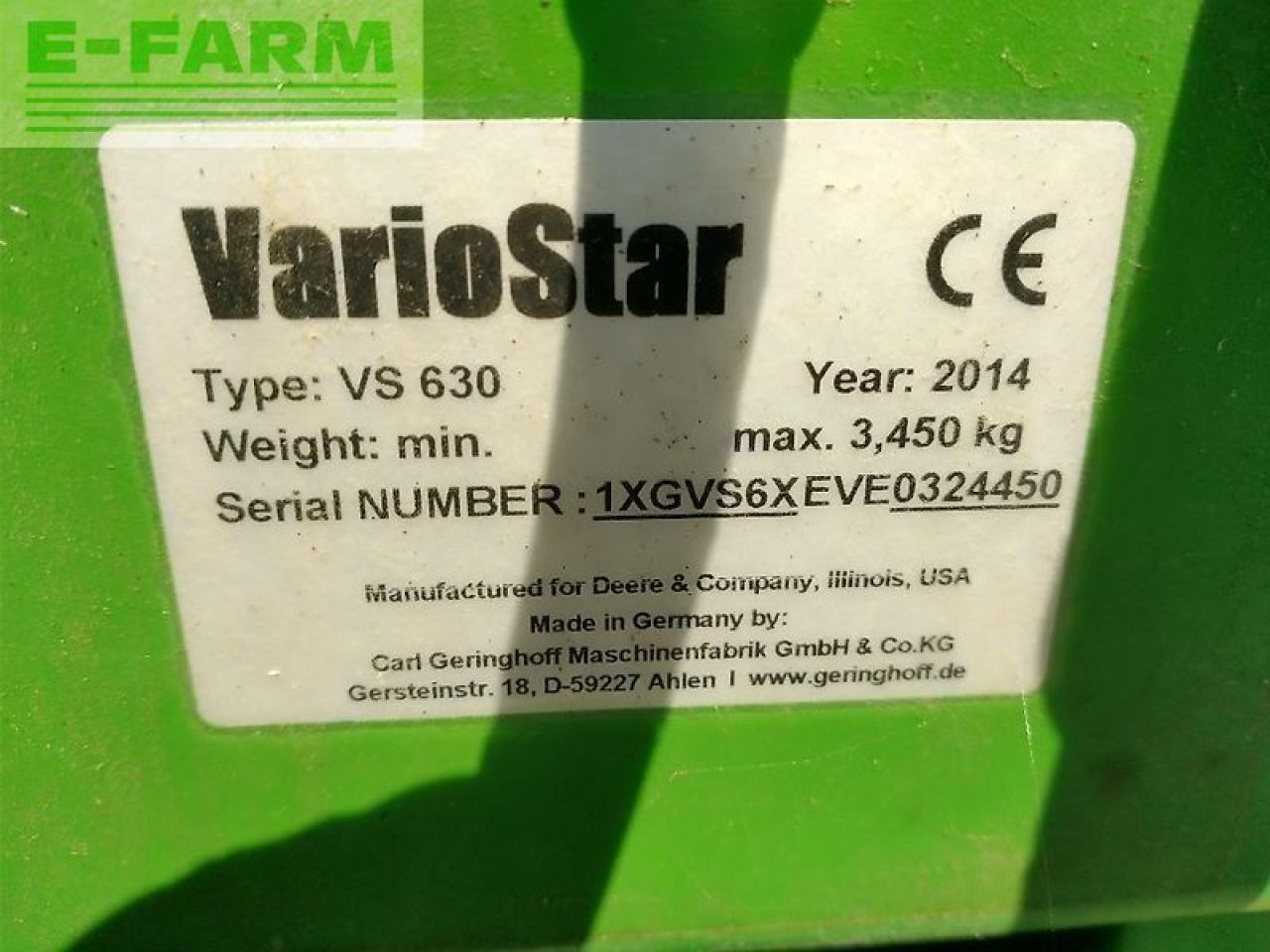 John Deere vs630 variostar 9,5m - Принадлежност за силажокомбайн: снимка 5 John Deere vs630 variostar 9,5m - Принадлежност за силажокомбайн: снимка 5