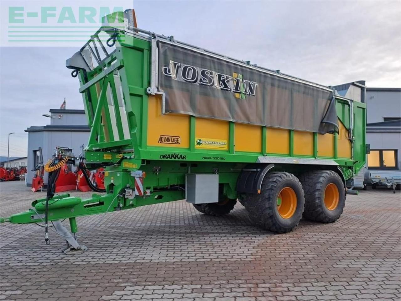 Joskin drakkar 7600/33d180 - Селскостопанско ремарке самосвал: снимка 1 Joskin drakkar 7600/33d180 - Селскостопанско ремарке самосвал: снимка 1
