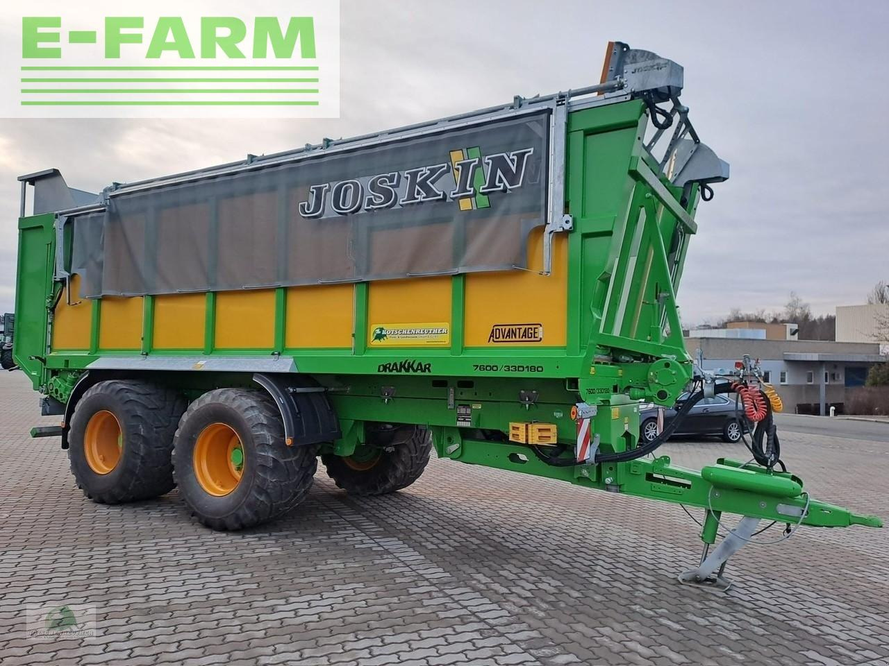 Joskin drakkar 7600/33d180 - Селскостопанско ремарке самосвал: снимка 3 Joskin drakkar 7600/33d180 - Селскостопанско ремарке самосвал: снимка 3