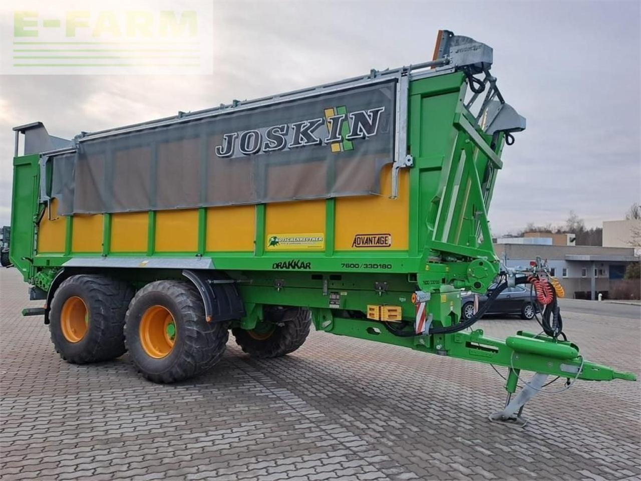 Joskin drakkar 7600/33d180 - Селскостопанско ремарке самосвал: снимка 3 Joskin drakkar 7600/33d180 - Селскостопанско ремарке самосвал: снимка 3