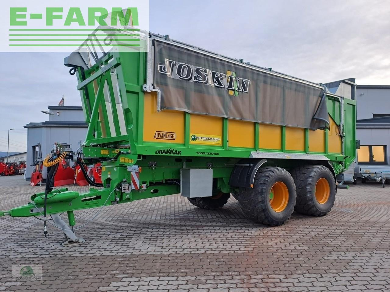 Joskin drakkar 7600/33d180 - Селскостопанско ремарке самосвал: снимка 1 Joskin drakkar 7600/33d180 - Селскостопанско ремарке самосвал: снимка 1