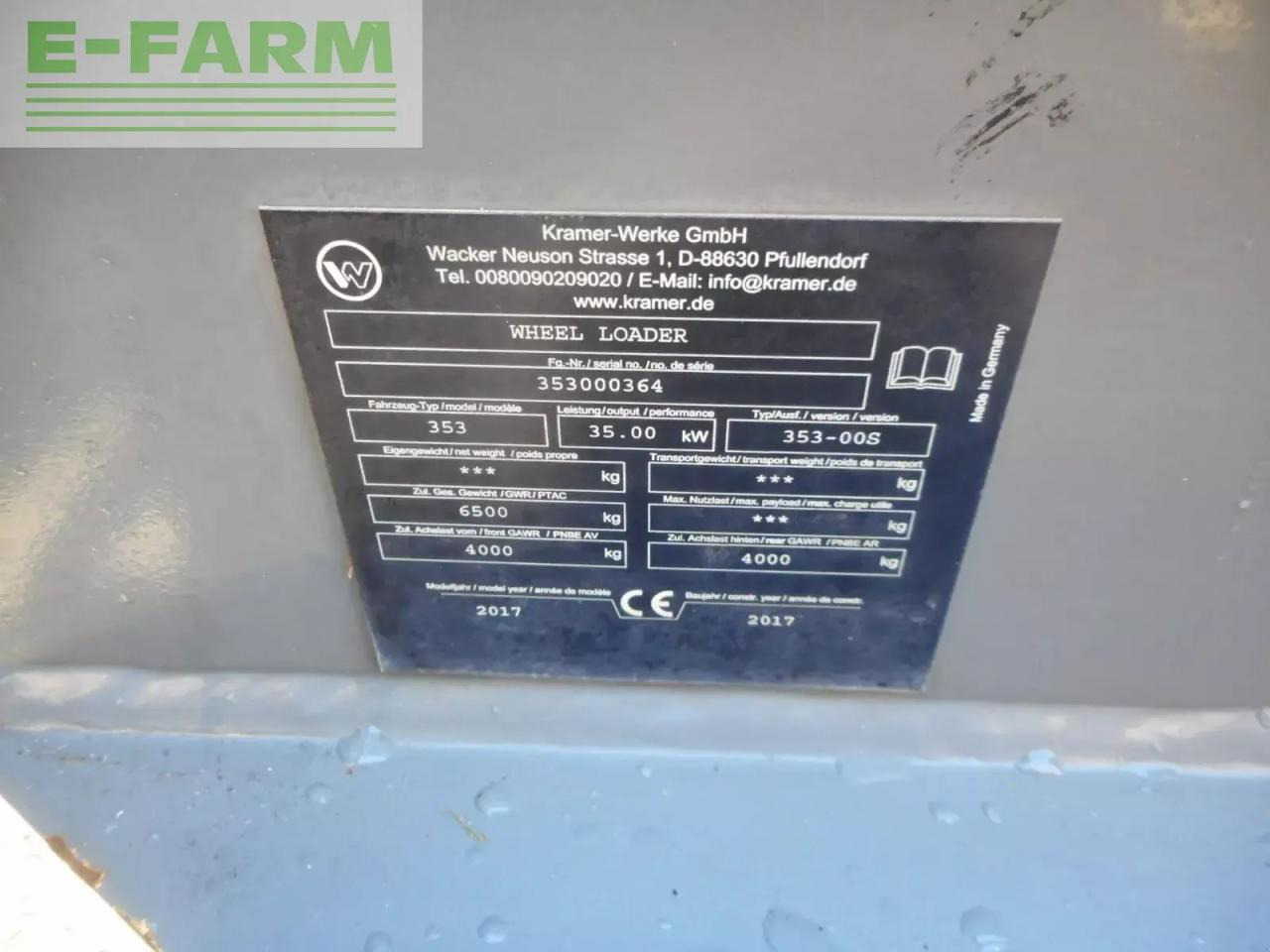 Kramer 5075 - Мини багер: снимка 5 Kramer 5075 - Мини багер: снимка 5