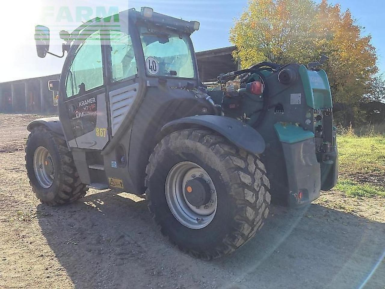 Kramer kt 457 - Телескопичен товарач: снимка 5 Kramer kt 457 - Телескопичен товарач: снимка 5
