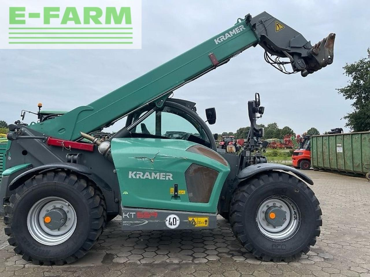 Телескопичен товарач Kramer kt559: снимка 6