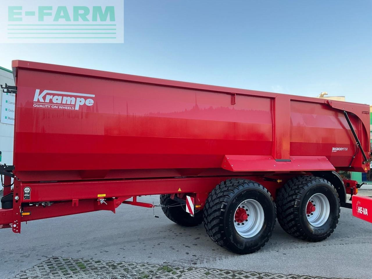 Krampe BigBody 750 - Селскостопанско ремарке самосвал: снимка 2 Krampe BigBody 750 - Селскостопанско ремарке самосвал: снимка 2