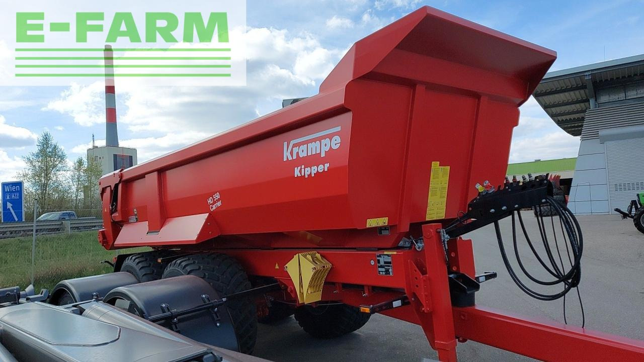 Krampe HD 550 Carrier - Селскостопанско ремарке самосвал: снимка 4 Krampe HD 550 Carrier - Селскостопанско ремарке самосвал: снимка 4