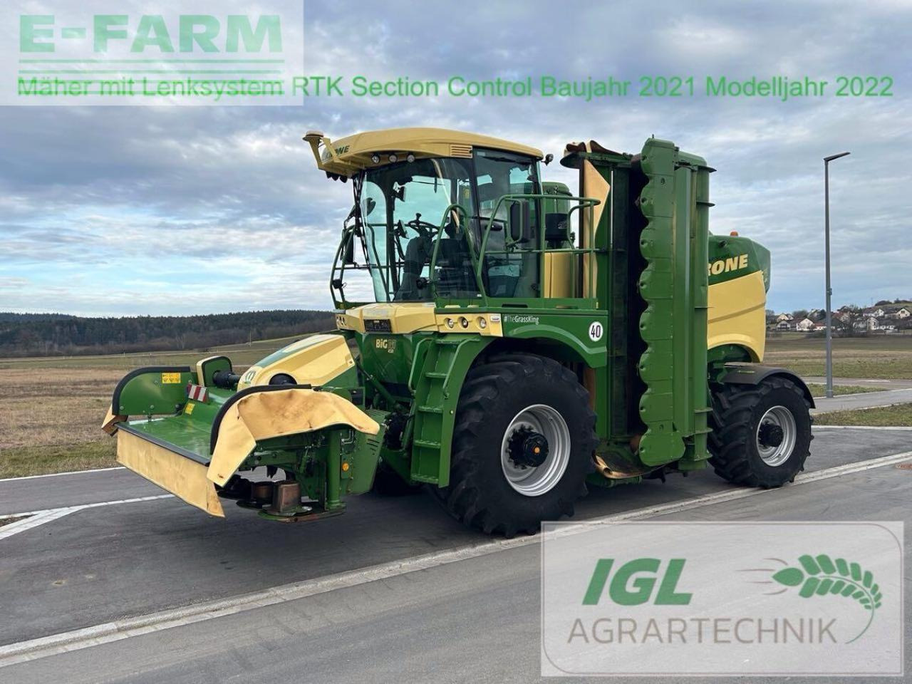 Krone big m 450 cv - Косачка: снимка 1 Krone big m 450 cv - Косачка: снимка 1