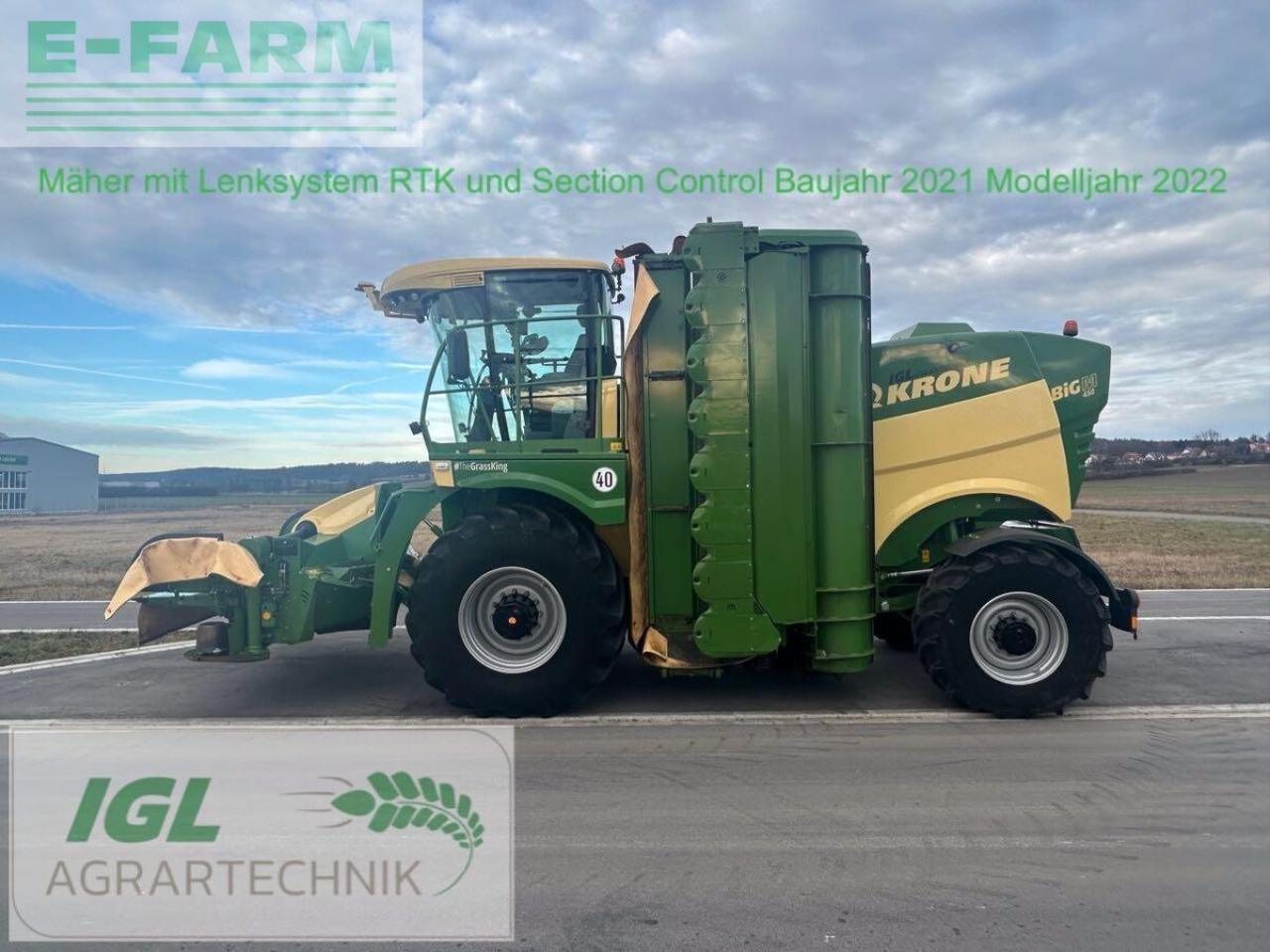 Krone big m 450 cv - Косачка: снимка 2 Krone big m 450 cv - Косачка: снимка 2