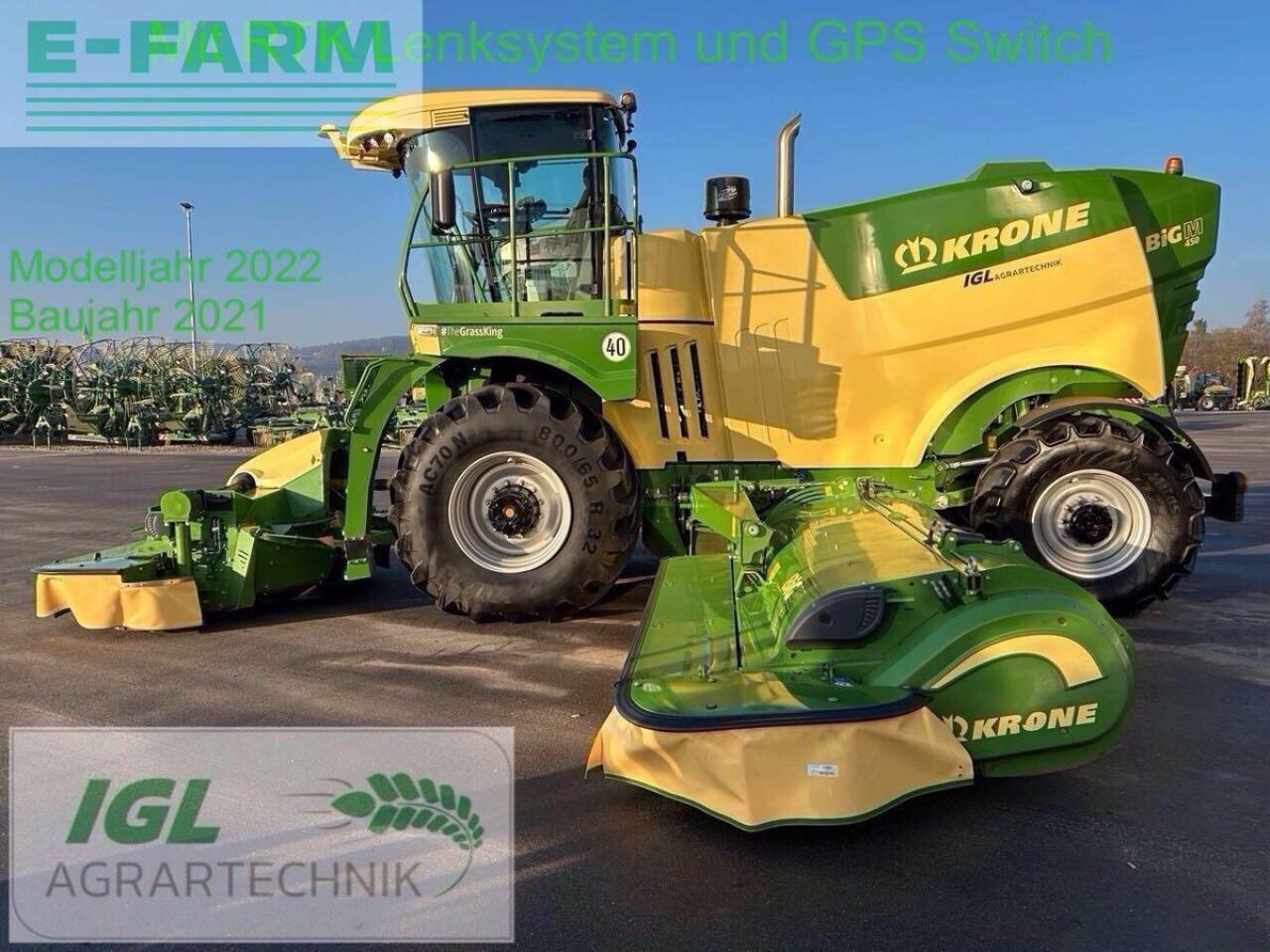 Krone big m 450 cv (stufe v) (bm105-24) - Косачка: снимка 1 Krone big m 450 cv (stufe v) (bm105-24) - Косачка: снимка 1