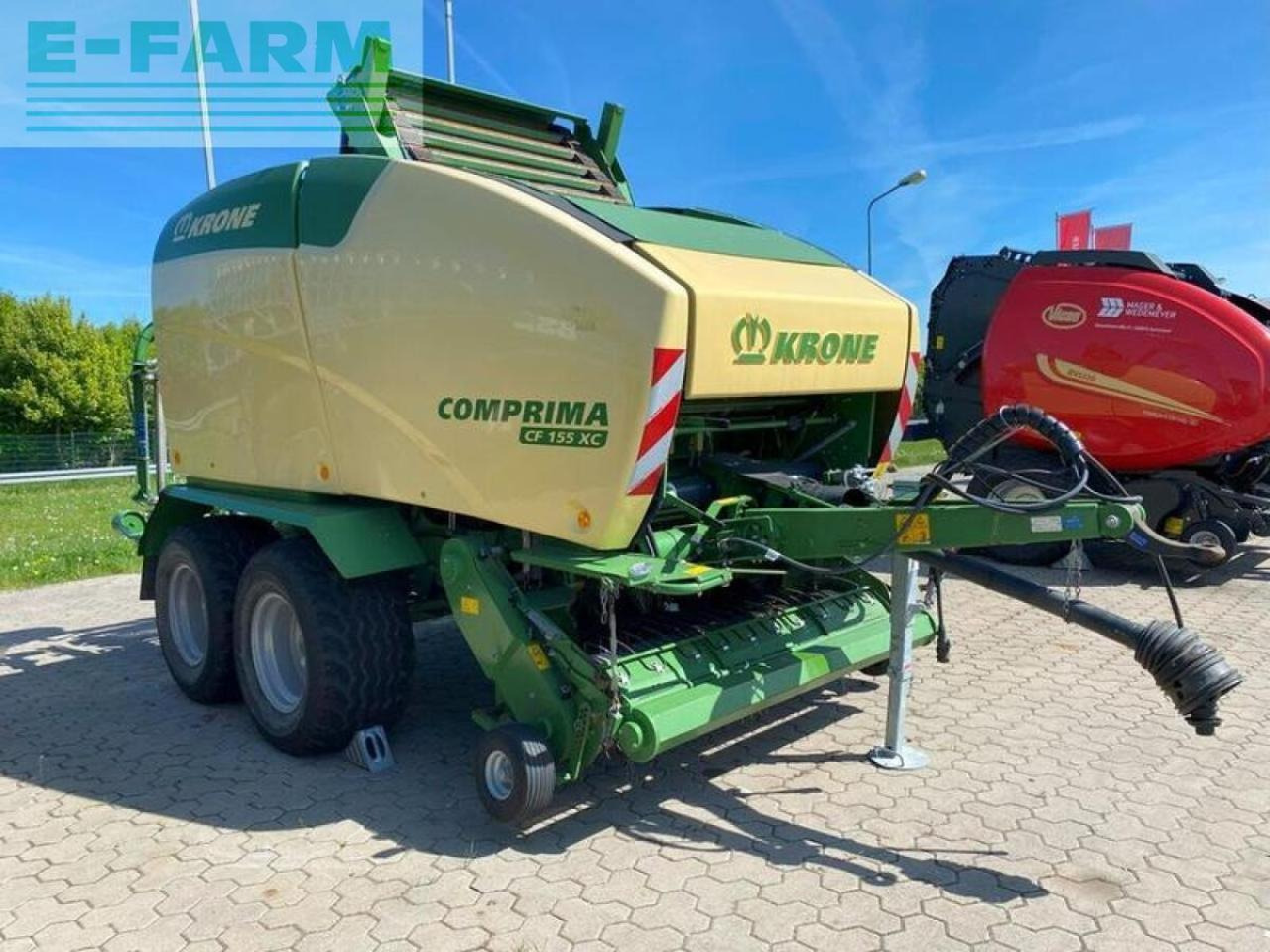 Krone comprima cf 155 presswickelkombi - Сламопреса за квадратни бали: снимка 1 Krone comprima cf 155 presswickelkombi - Сламопреса за квадратни бали: снимка 1