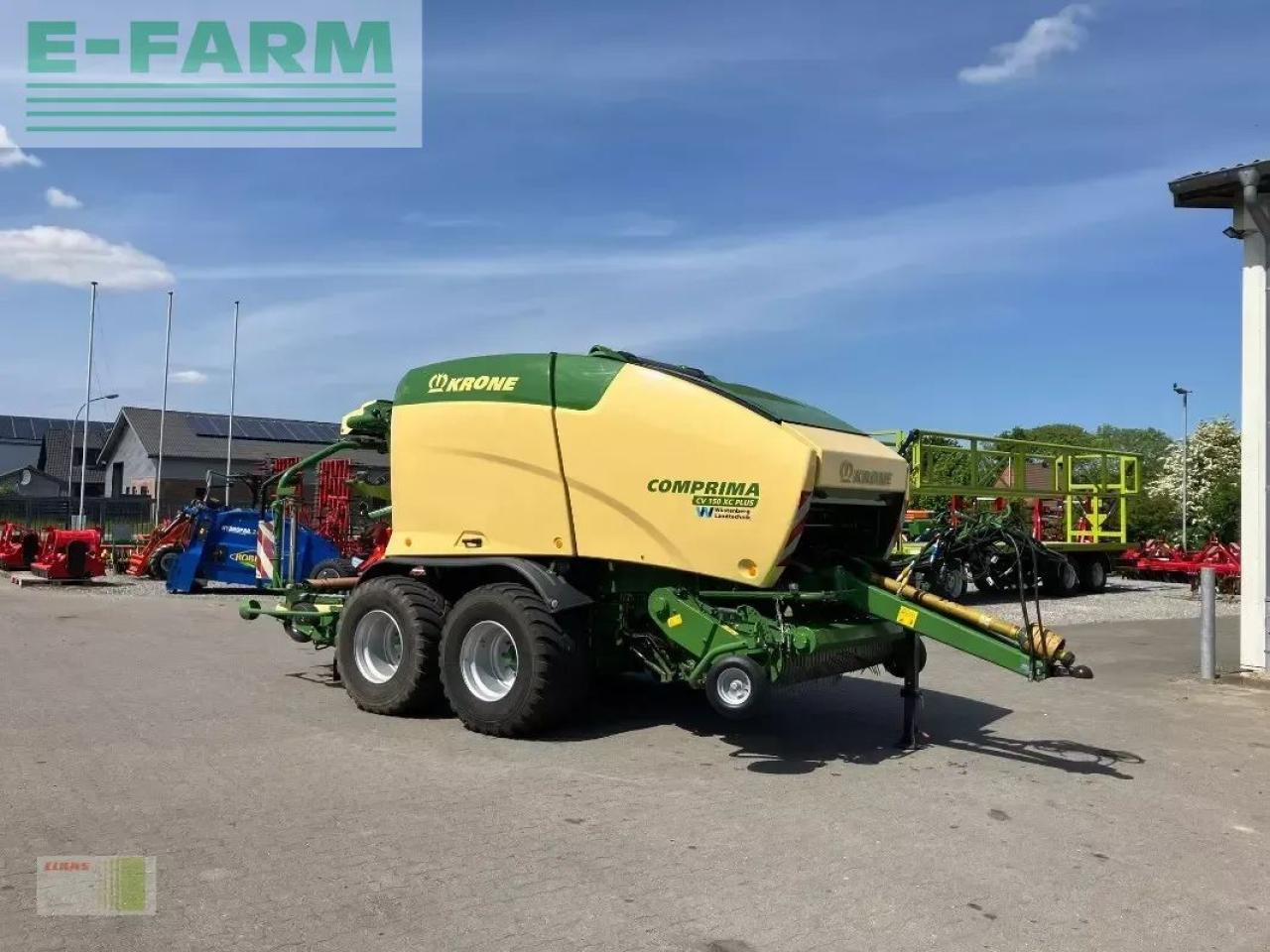 Krone comprima cv150 xc plus - Сламопреса за квадратни бали: снимка 1 Krone comprima cv150 xc plus - Сламопреса за квадратни бали: снимка 1
