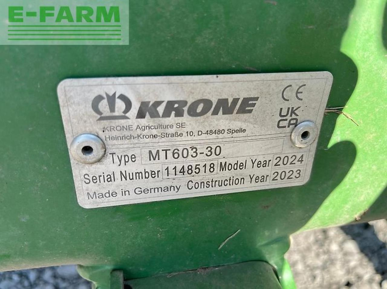 Krone ec b 870 - Косачка: снимка 3 Krone ec b 870 - Косачка: снимка 3