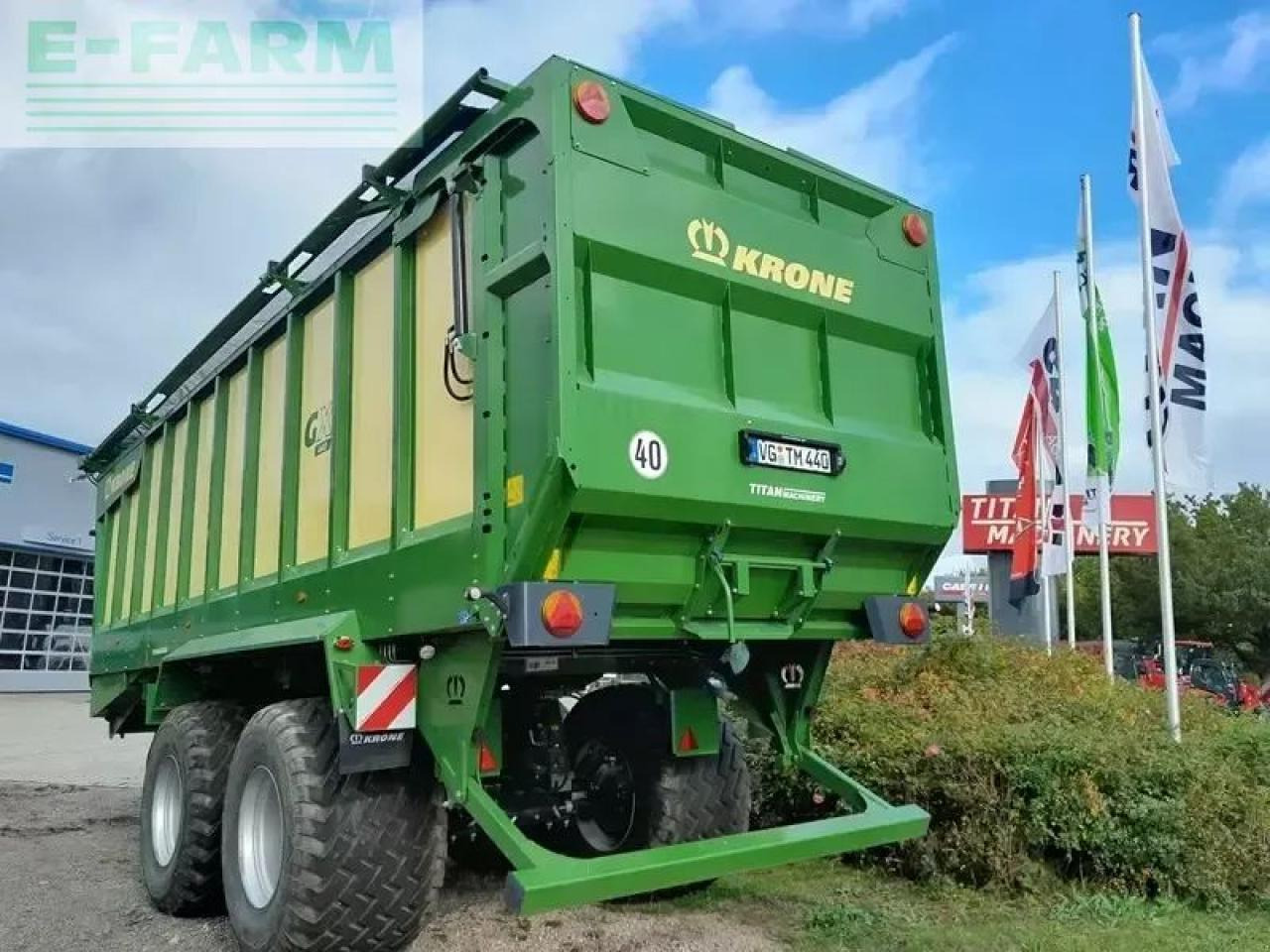 Krone gx 440 - Селскостопанско ремарке самосвал: снимка 4 Krone gx 440 - Селскостопанско ремарке самосвал: снимка 4